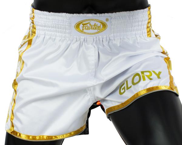 Fairtex Muay Thai Shorts Glory weiß BSG2